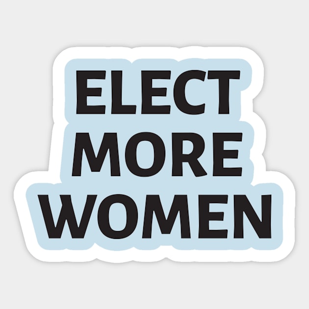 Elect More Women Sticker by SquibInk